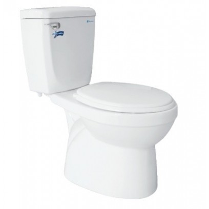 Bồn Cầu Thiên Thanh Waves CD7062G Toilet 2 Khối Xả Gạt