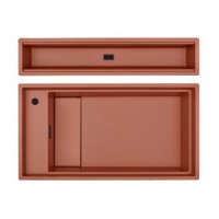 Chậu Đá Rửa Chén Malloca MYST K83S - MYST K83L Màu Cá Hồi