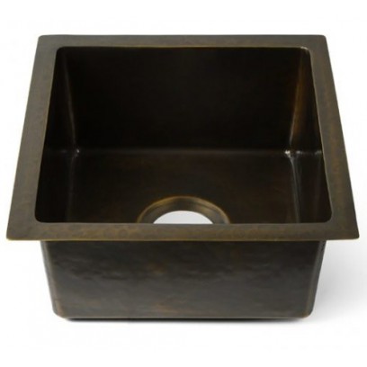 Chậu Lavabo Kanly BCS157 Âm Bàn Dương Vành Đồng Thau Giả Cổ 360x360x185 mm