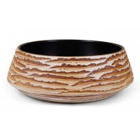 Chậu Rửa Mặt Lavabo Kanly Họa Tiết Nghệ Thuật SU009 Đặt Bàn Sứ Mỹ Thuật 400x140 mm