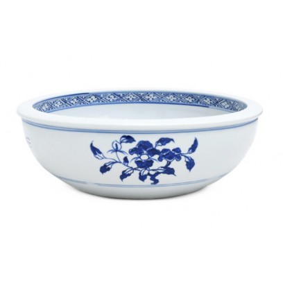 Chậu Rửa Mặt Lavabo Kanly Họa Tiết Hoa Văn Vẽ Tay SU119 Đặt Bàn Sứ Mỹ Thuật