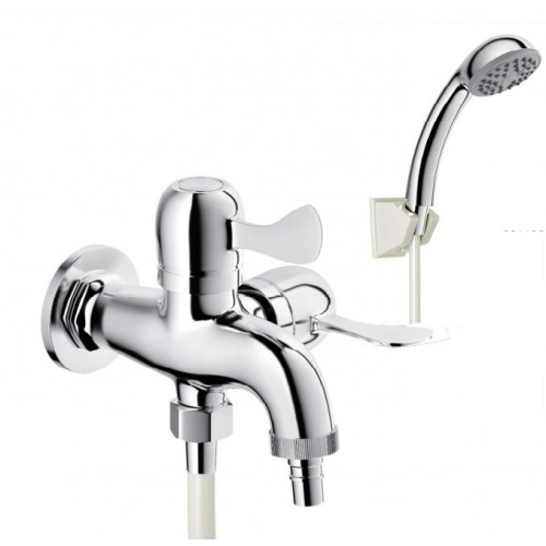 Vòi hoa sen Viglacera VG508 lạnh tắm đứng tay nhựa - Tuấn Đức