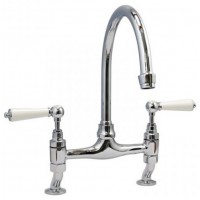 Vòi Rửa Chén Bát Kanly CHC20 Bằng Đồng Mạ Chrome Nóng Lạnh