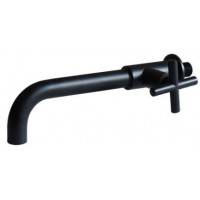 Vòi Lavabo Kanly GCT11B Lạnh Gắn Tường Màu Đen