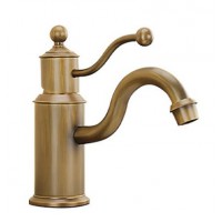 Vòi Lavabo Kanly GCV08 Nóng Lạnh Tay Nắm Cách Điệu Cổ Điển