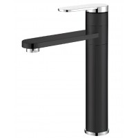 Vòi Lavabo Kanly KLA12 Nóng Lạnh Bằng Đồng Màu Đen