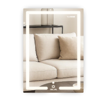 Gương Led GLS HQ35R38 Dòng True Home Chữ Nhật Ánh Sáng Trong 500X700