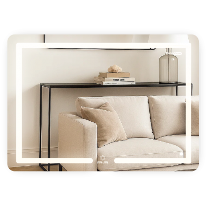 Gương Led GLS VQ35R68 Dòng True Value Chữ Nhật Kích Thước 800x600