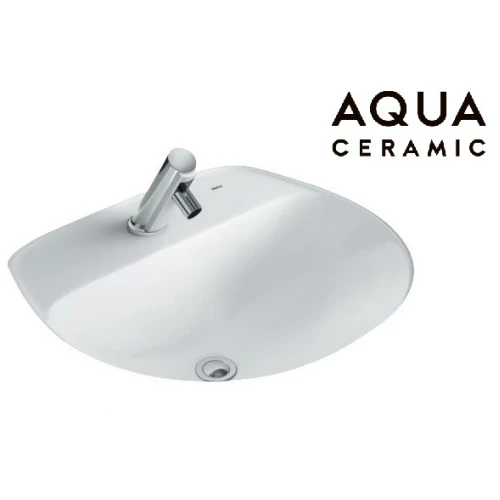 Chậu rửa mặt lavabo Inax AL-2094V (AL2094V) âm bàn đá 580x515 mm
