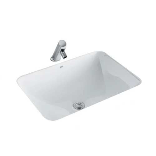 Chậu rửa mặt lavabo Inax L-2298V (L2298V) âm bàn đá chữ nhật 550x400