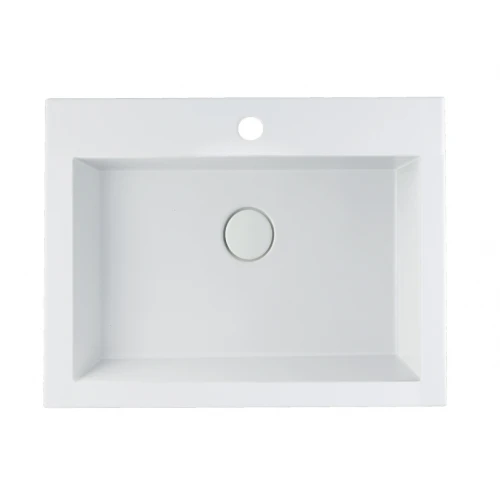 Chậu rửa mặt lavabo Caesar LF5017 dương bàn đá chữ nhật - Tuấn Đức