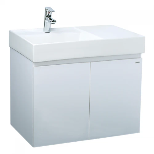 Bộ tủ chậu rửa mặt lavabo Caesar LF5382/EH05382AV treo tường - Tuấn Đức