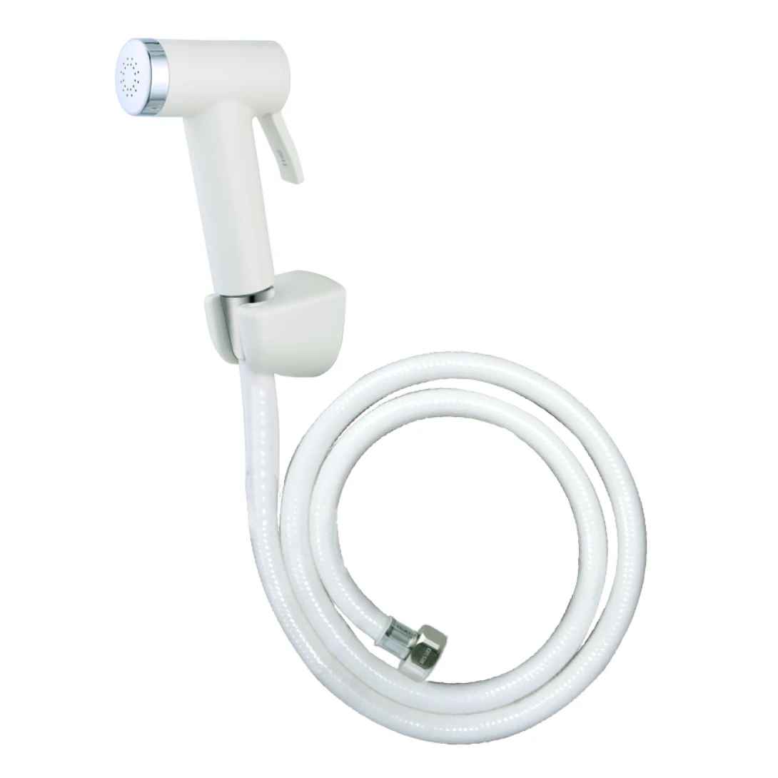 Vòi xịt vệ sinh Caesar BS306A trắng bằng nhựa - Tuấn Đức