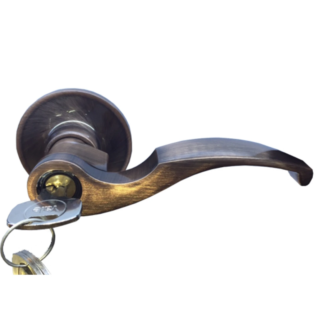 Khóa Tròn Gạt Yale VL6557 US11 Đồng Đỏ Cửa Phòng Thiết Bị Khóa Cửa