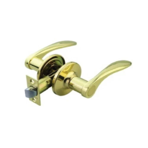 Khóa tròn tay gạt Yale VL8327 US3 màu vàng đồng cửa phòng - Tuấn Đức