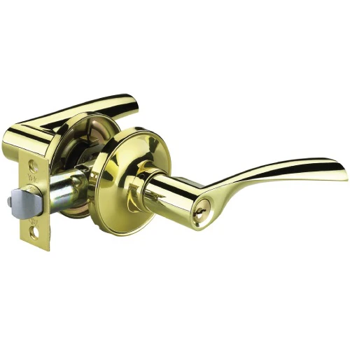 Khóa tròn tay gạt Yale VL5377 US3 màu vàng đồng cửa phòng - Tuấn Đức