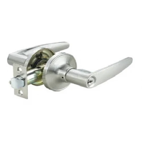 Khóa tròn tay gạt Yale VL4442 US15 BS60 màu bạc cửa phòng vệ sinh - Tuấn Đức