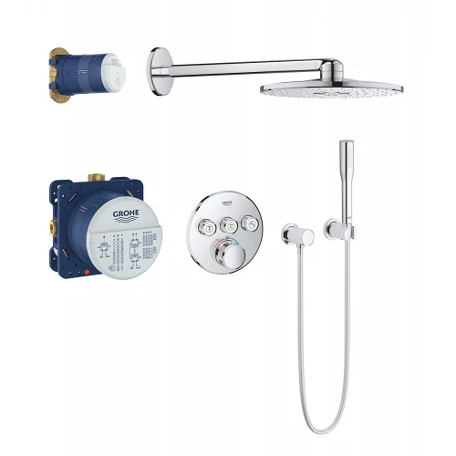 Bộ sen tắm âm tường Grohe SmartControl tròn 34705000 thông minh tự động