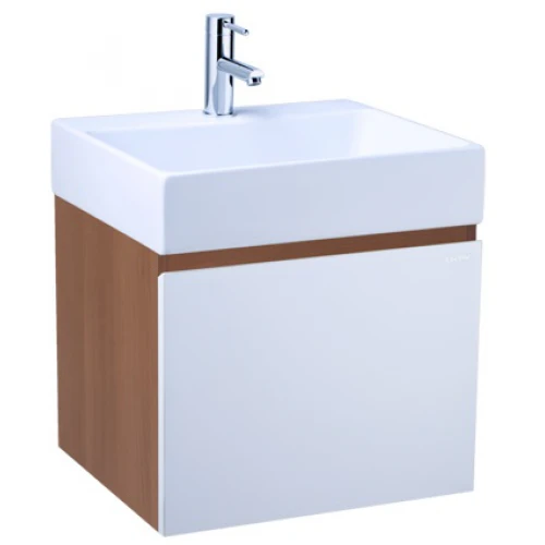Bộ tủ chậu rửa mặt lavabo Caesar LF5253/EH05253AWV treo tường - Tuấn Đức
