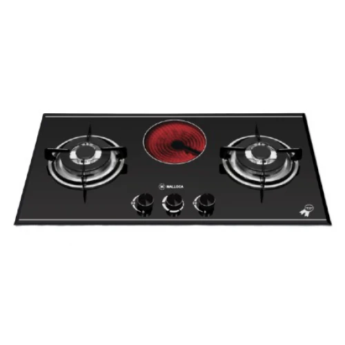 Bếp ga kết hợp hồng ngoại Malloca EG 201I mặt kính 3 bếp - Tuấn Đức