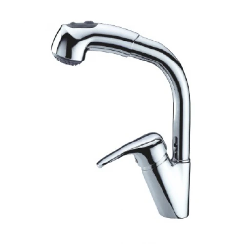Vòi rửa chén bát Malloca K140 dây rút nóng lạnh cao cấp - Tuấn Đức