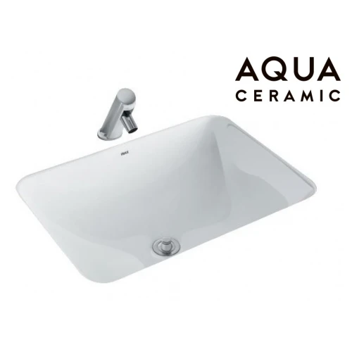 Chậu rửa mặt lavabo Inax AL-2298V (AL2298V) âm bàn đá chữ nhật 550x400