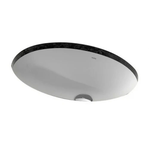 Chậu rửa mặt lavabo TOTO LW1505V#XW âm bàn hình oval 500x380mm - Tuấn Đức