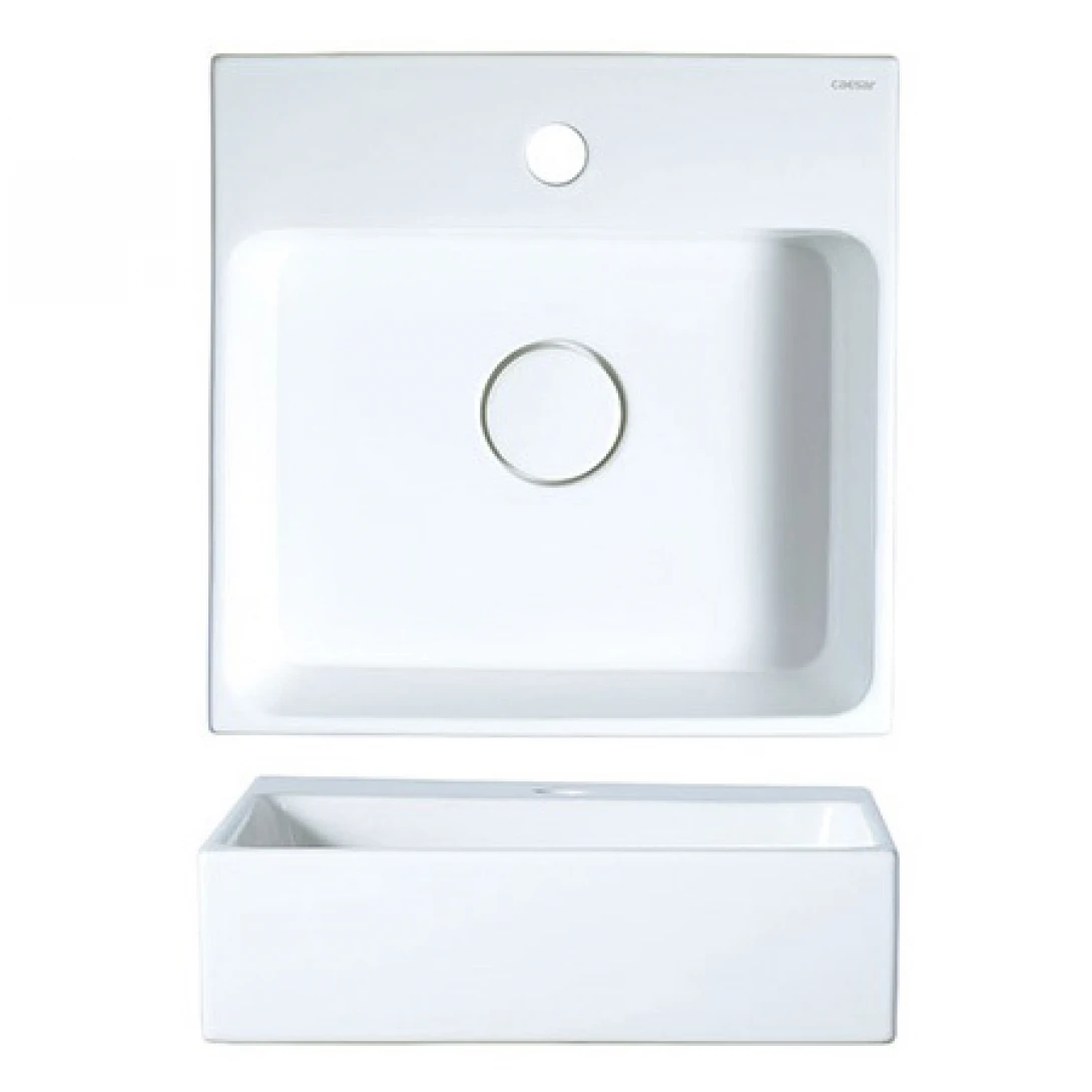 Chậu Lavabo Caesar LF5257 Đặt Bàn/ Treo tường chau-lavabo-caesar-lf5257-dat-ban-treo-tuong