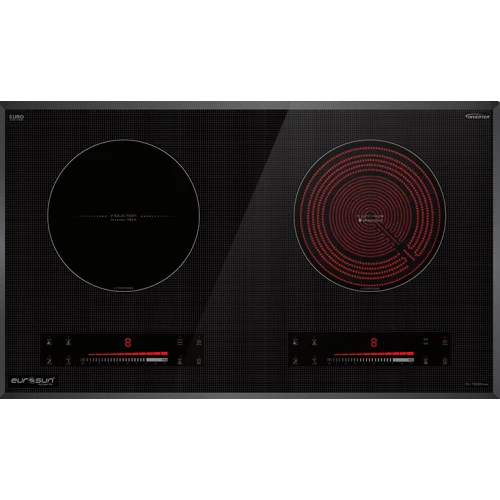 Bếp điện từ Eurosun EU-TE226MAX mặt kính 2 vùng nấu kết hợp - Tuấn Đức