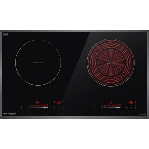 Bếp điện từ Eurosun EU-TE509MAX mặt kính 2 vùng nấu kết hợp - Tuấn Đức