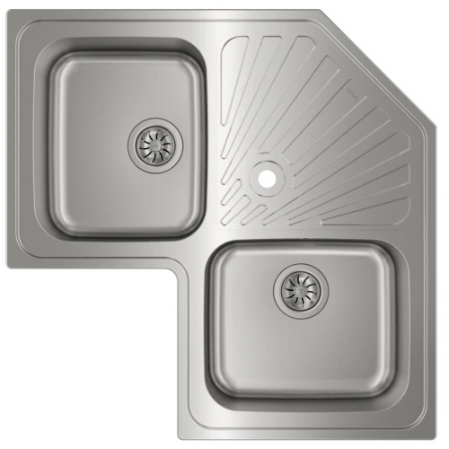 Chậu rửa chén bát Teka Angular 2B 10118005 Bồn AISI 304 - Tuấn Đức