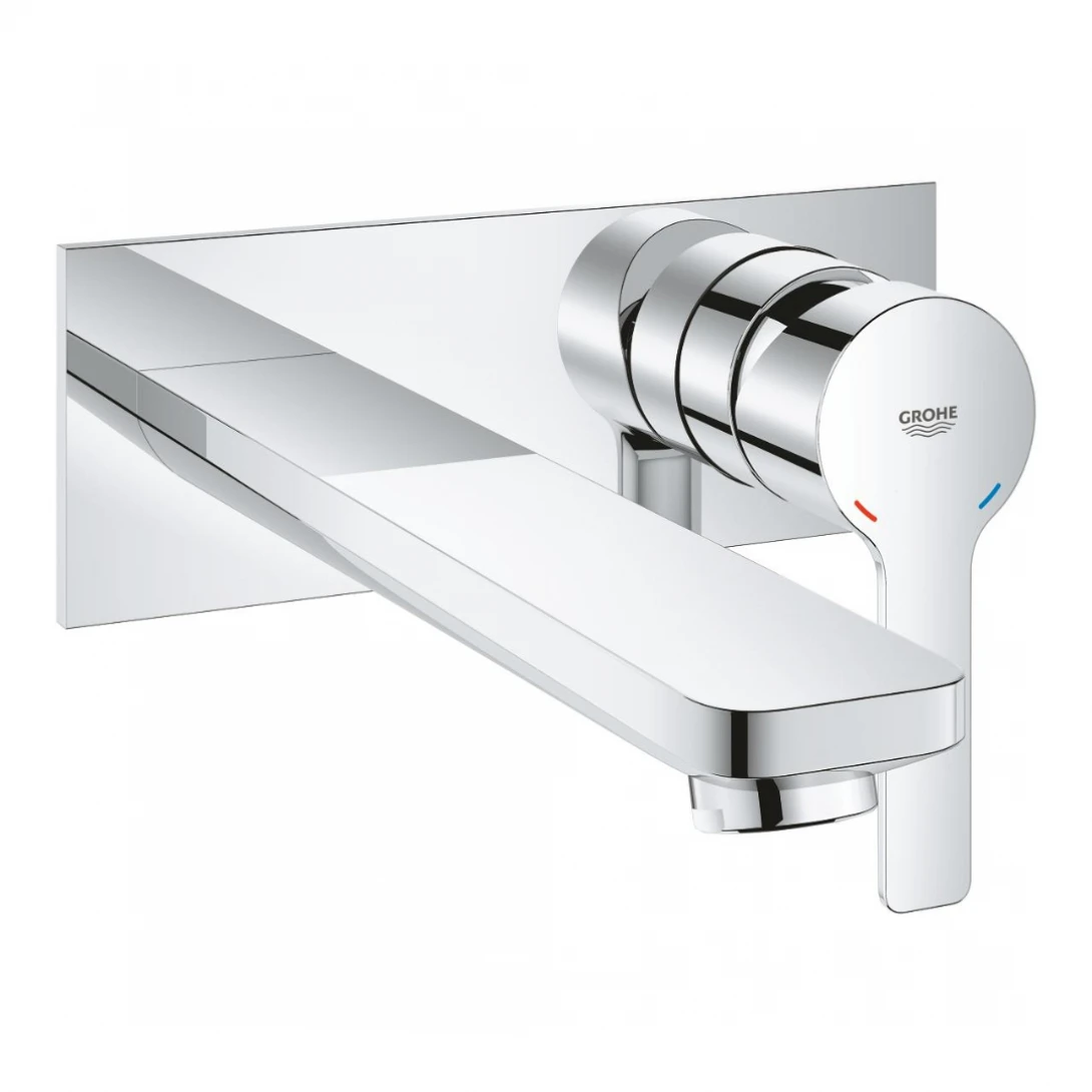 Vòi Lavabo Grohe 23444001 Nóng Lạnh 2 Lỗ Gắn Tường Lineare New Size L