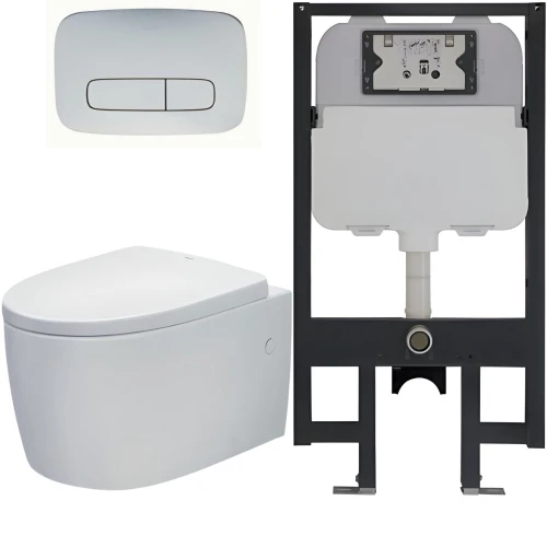 Bồn cầu treo tường Inax AC-952VN (AC952VN) thùng nước âm tường - Tuấn Đức