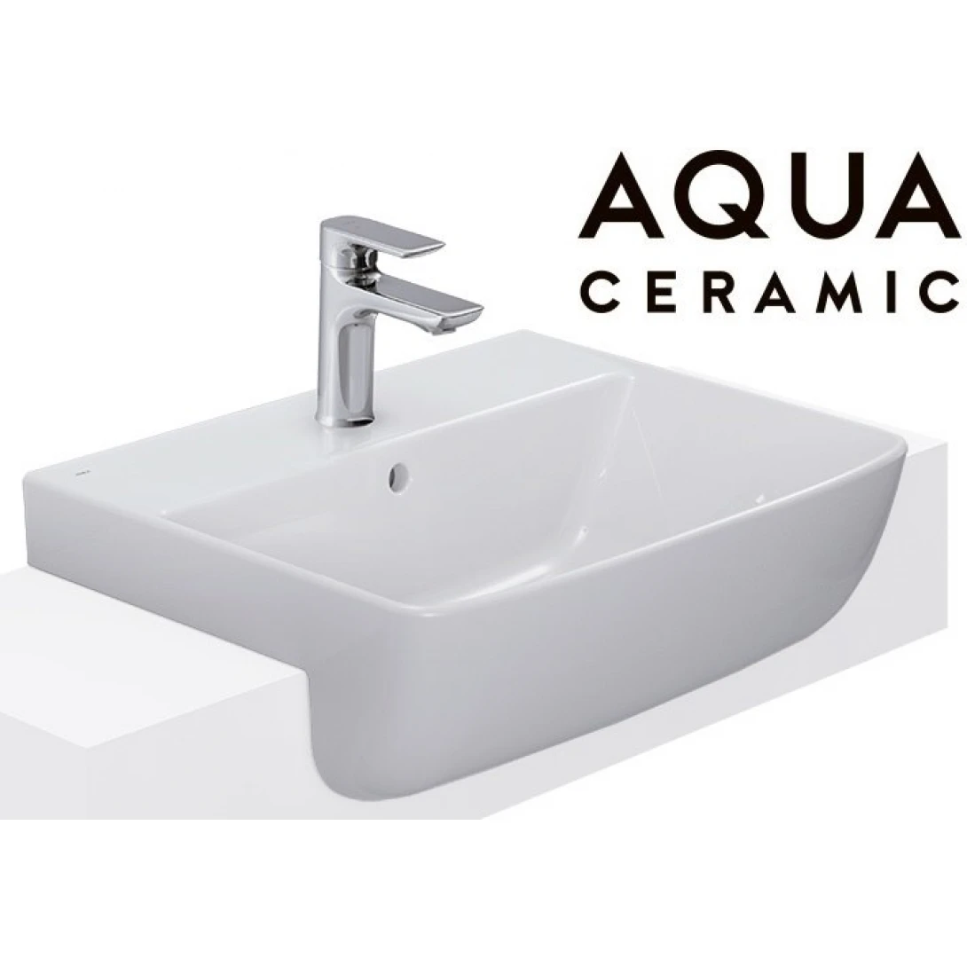 Chậu Rửa Mặt Lavabo Inax AL-345V (AL345V) Bán Âm Chậu Rửa Lavabo