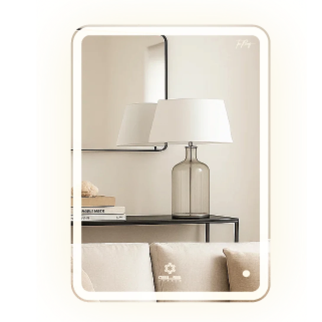 Gương Led GLS BM35R36 Dòng True Beauty Chữ Nhật Ánh Sáng Ngoài 500x700