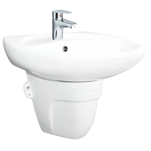 Chậu rửa mặt lavabo Viglacera BS409/BS502 treo tường chân ngắn - Tuấn Đức