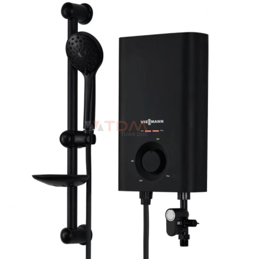 Máy Nước Nóng Viessmann Vitowell Easy C1 45P-V Black 4,5KW Classic Trực Tiếp Có Bơm