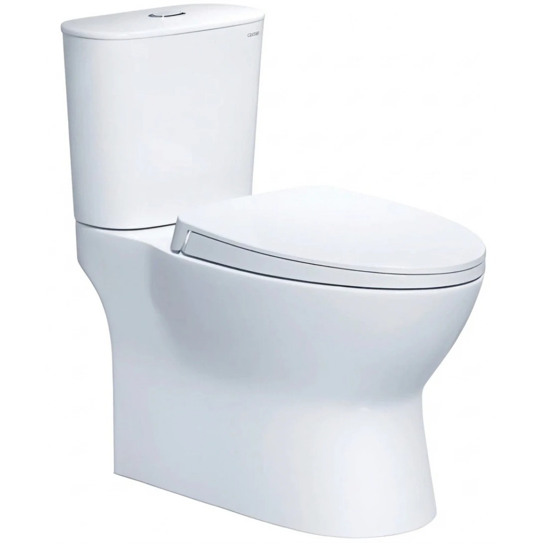 Bồn Cầu CAESAR CD1320 Thùng T2220 Nắp Êm Bồn Cầu Vệ Sinh