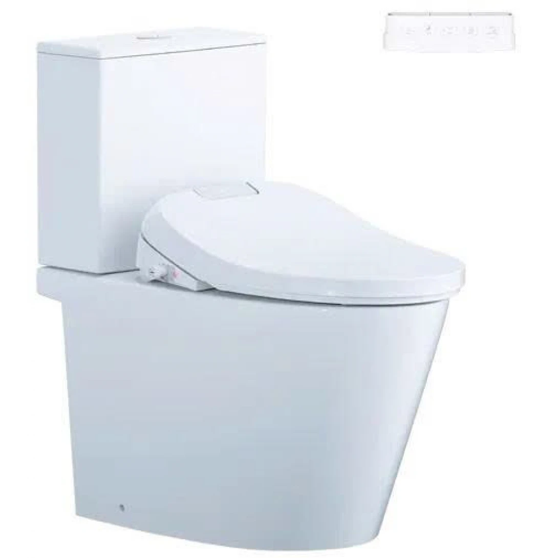 Bồn Cầu Thông Minh CAESAR CD1342/TAF610H 2 Khối Nắp Tự Động Đóng Mở