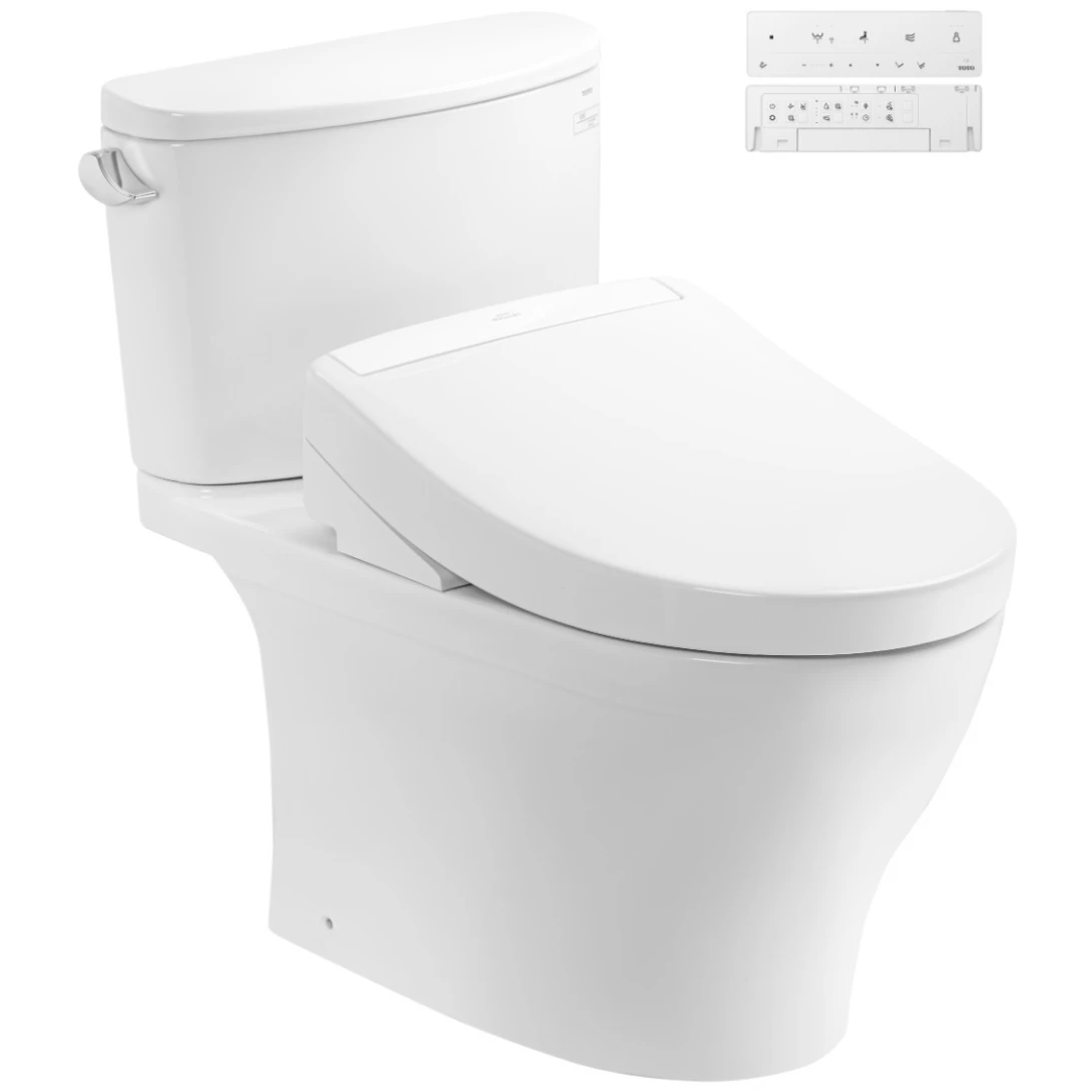 Bồn Cầu Điện Tử TOTO CS767CRW25#XW Nắp Rửa Washlet TCF34461GAA S5 Giấu Dây