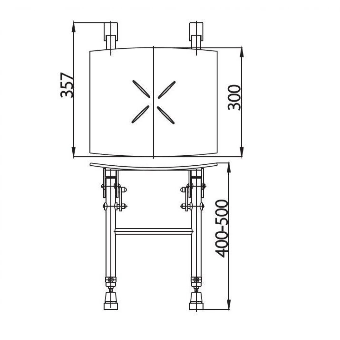 Ghế Tắm Cotto CT0179#WH Dùng Cho Người Lớn