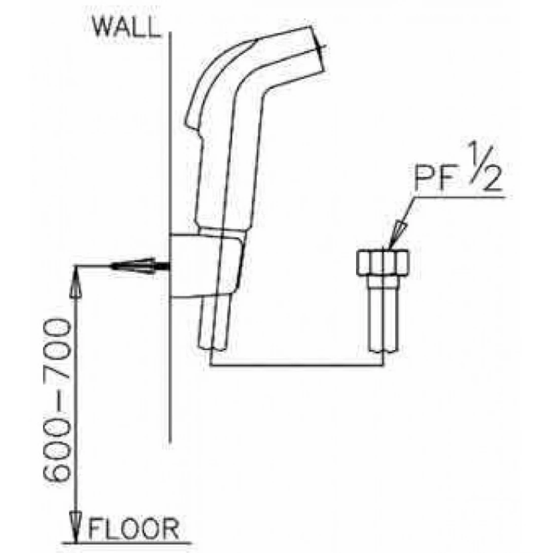 Vòi Xịt Toilet COTTO CT922K#CR