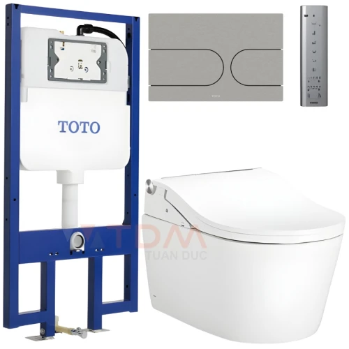 Bồn Cầu TOTO CW542HME5UNW1/TCF802C2Z/WH172AAT/MB175M#SS Tự Động Xả Nước