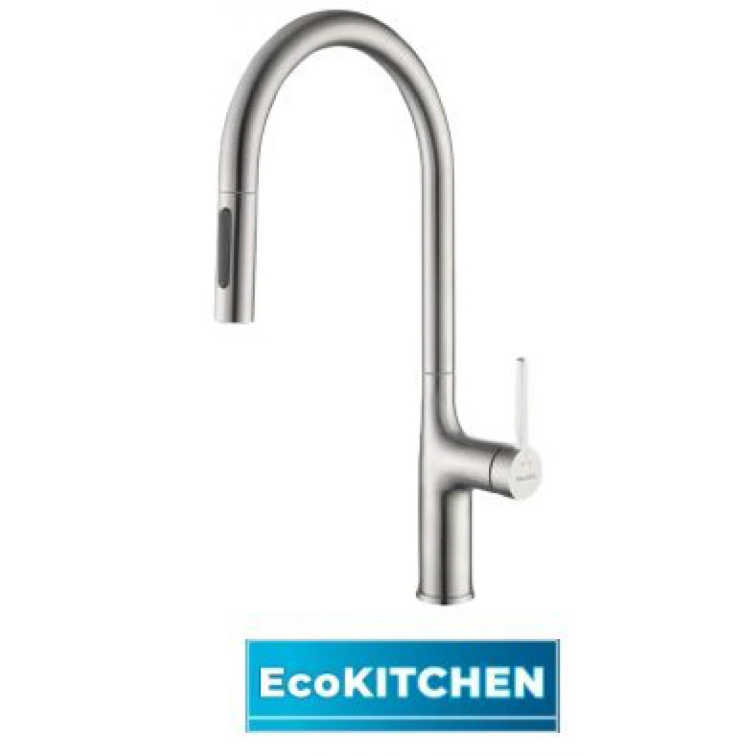 Vòi Rửa Chén Bát Malloca K1726-SS (K1726SS) Dây Rút Nóng Lạnh