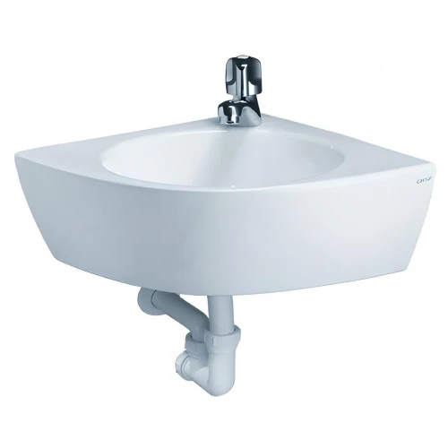 Chậu rửa mặt lavabo Caesar L2014 góc treo tường - Tuấn Đức