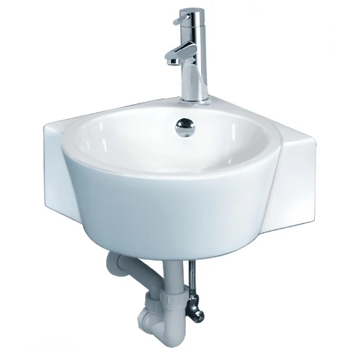 Chậu rửa mặt lavabo Caesar góc LF5238 treo tường - Tuấn Đức