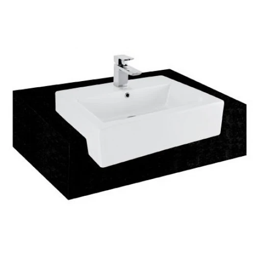 Chậu rửa mặt lavabo TOTO LT647CS (LT647CR) bán âm bàn đá chữ nhật 520x420mm - Tuấn Đức