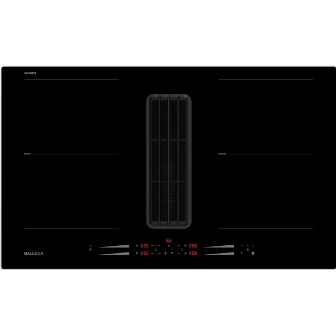 Bếp Từ Malloca HIH 860 FZ Kết Hợp Hút Mùi Âm Bàn 2 Vùng Nấu