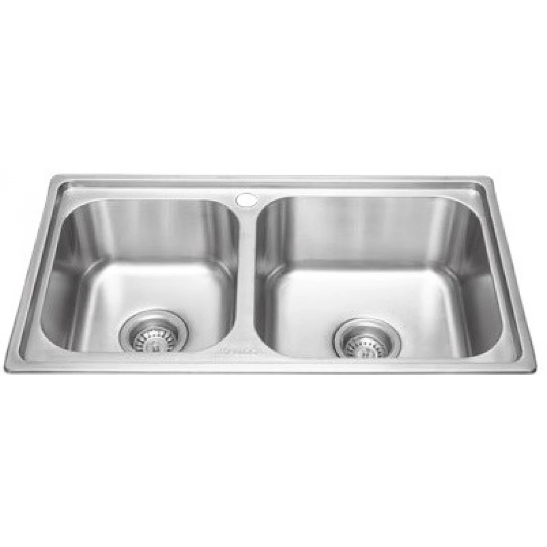 Chậu Rửa Chén Bát Malloca MS 2076EP (MS2076EP) Inox 304 2 Hộc