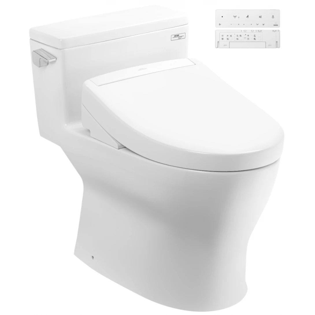 Bồn Cầu Điện Tử TOTO MS188VKW25/T53P100VR Nắp Washlet TCF34461GAA S5 Giấu Dây
